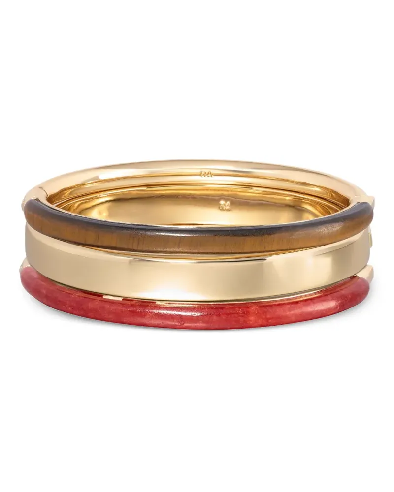 Roxanne Assoulin Mehrsträngiges Perlenarmband - Gold Gold