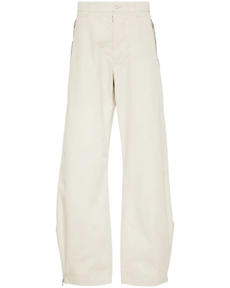 Maison Margiela Hose mit Nummern-Motiv - Nude Nude