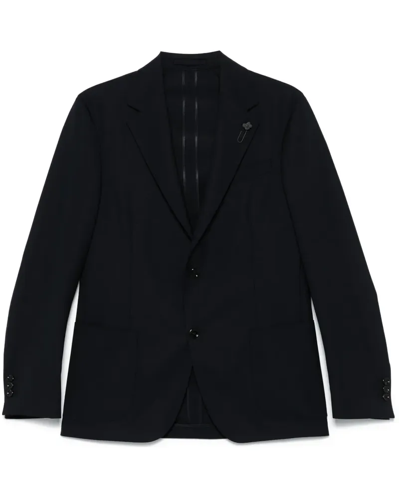 LARDINI Strukturiertes Sakko - Blau Blau
