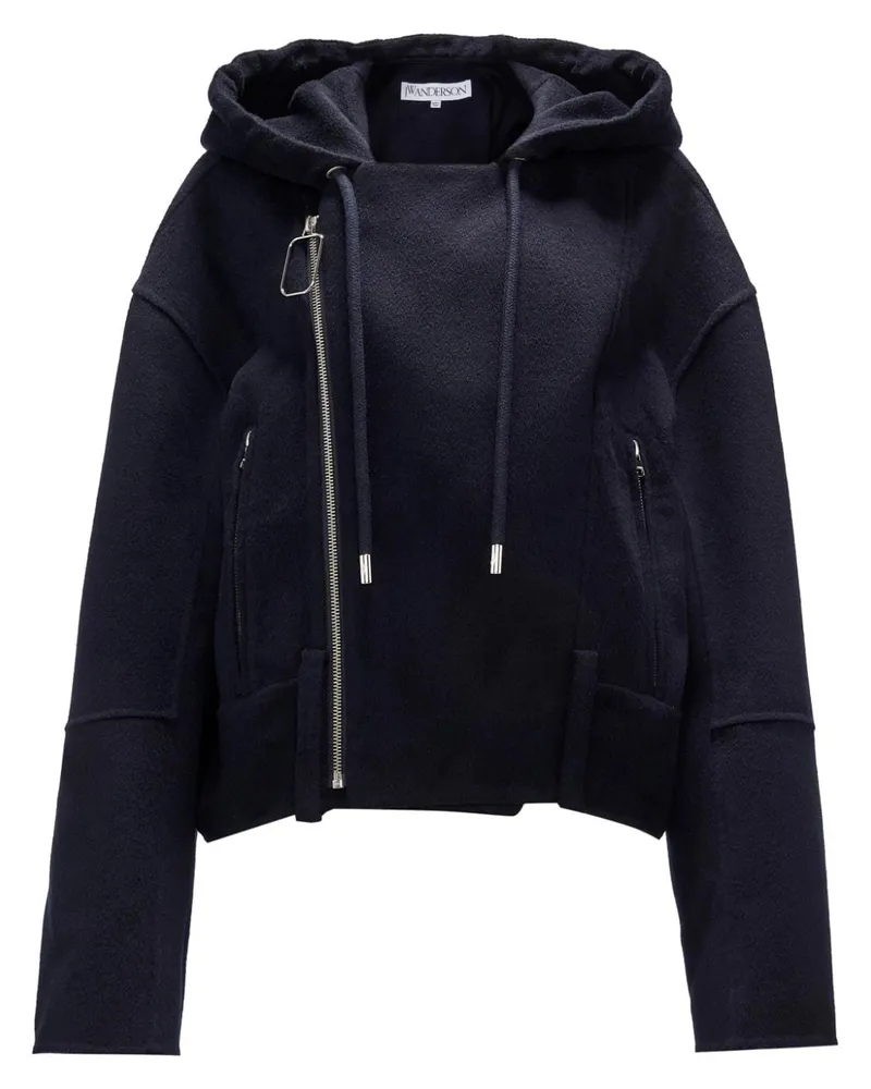 J.W.Anderson Klassische Kapuzenjacke - Blau Blau