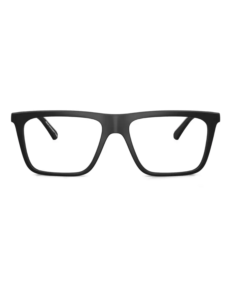 Emporio Armani rectangle sunglasses - Schwarz Schwarz