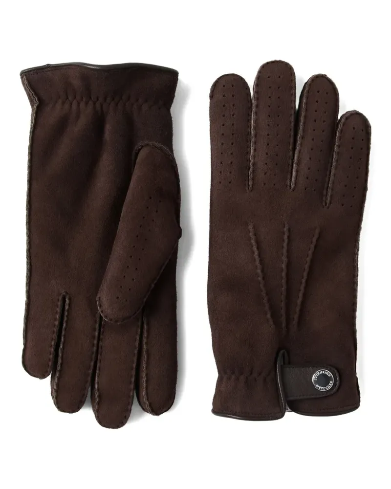 Brunello Cucinelli Handschuhe aus Wildleder - Braun Braun