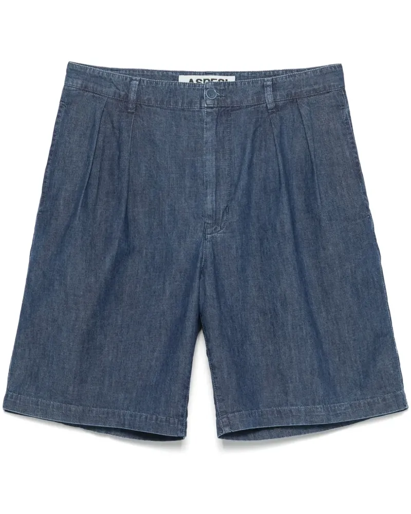 ASPESI Klassische Jeans-Shorts - Blau Blau