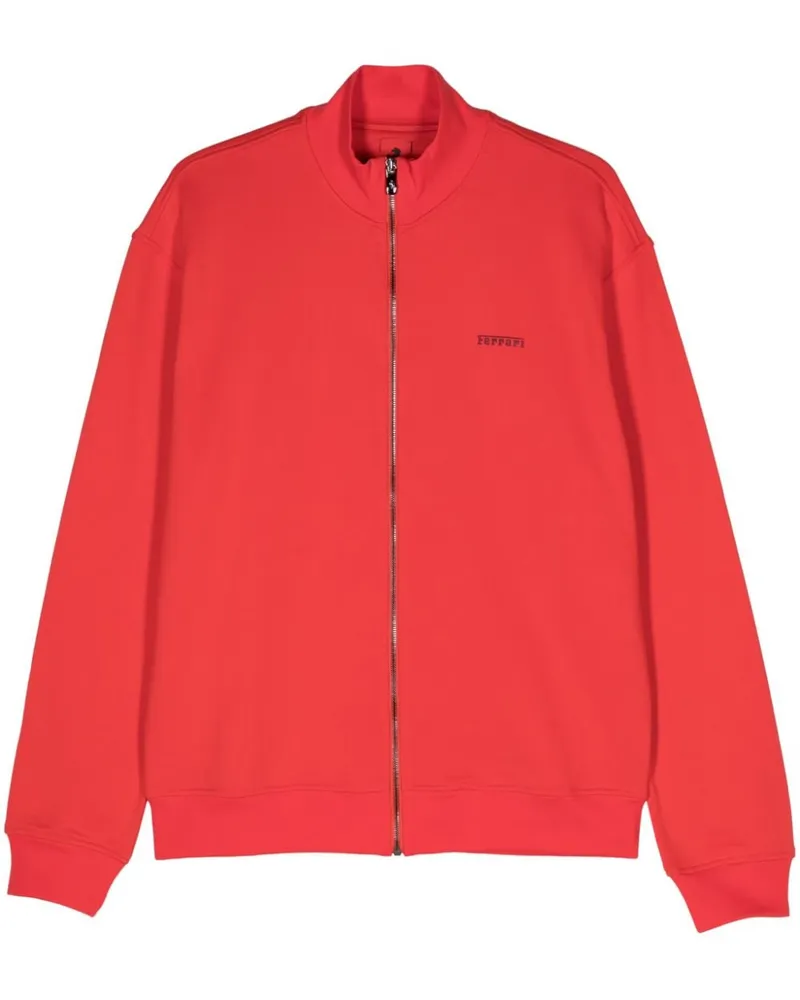 Ferrari Sweatshirt mit gummiertem Logo - Rot Rot