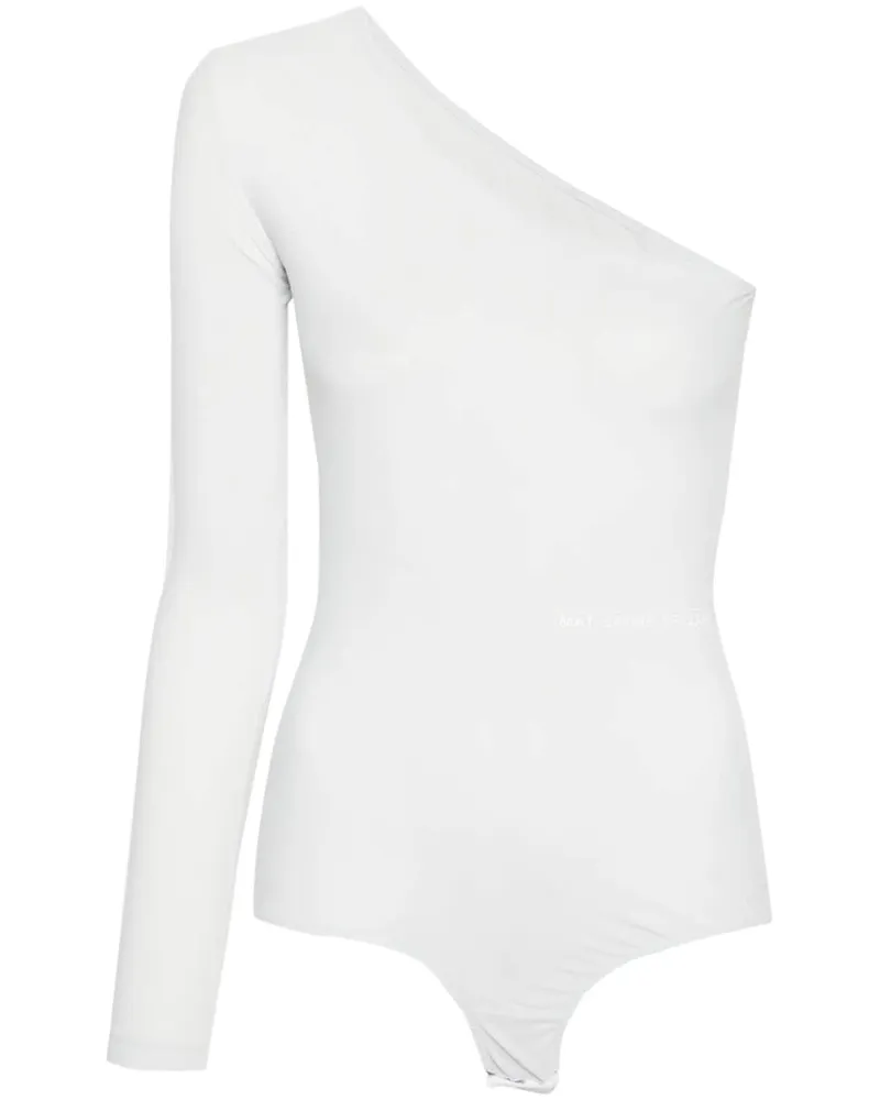 Maison Margiela Asymmetrischer Body mit Ziernähten - Grau Grau