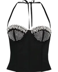 Pinko x Patrick McDowell Bustier-Top Schwarz