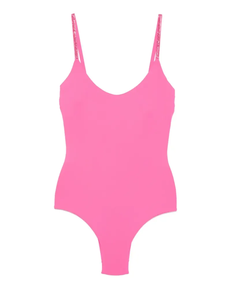 FISICO-Cristina Ferrari Verzierter Badeanzug - Rosa Rosa