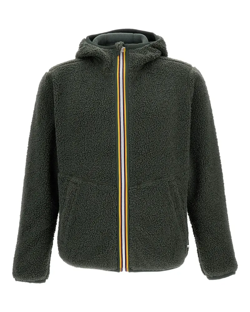K-Way Polar Fleecejacke mit Kapuze - Grün Grün