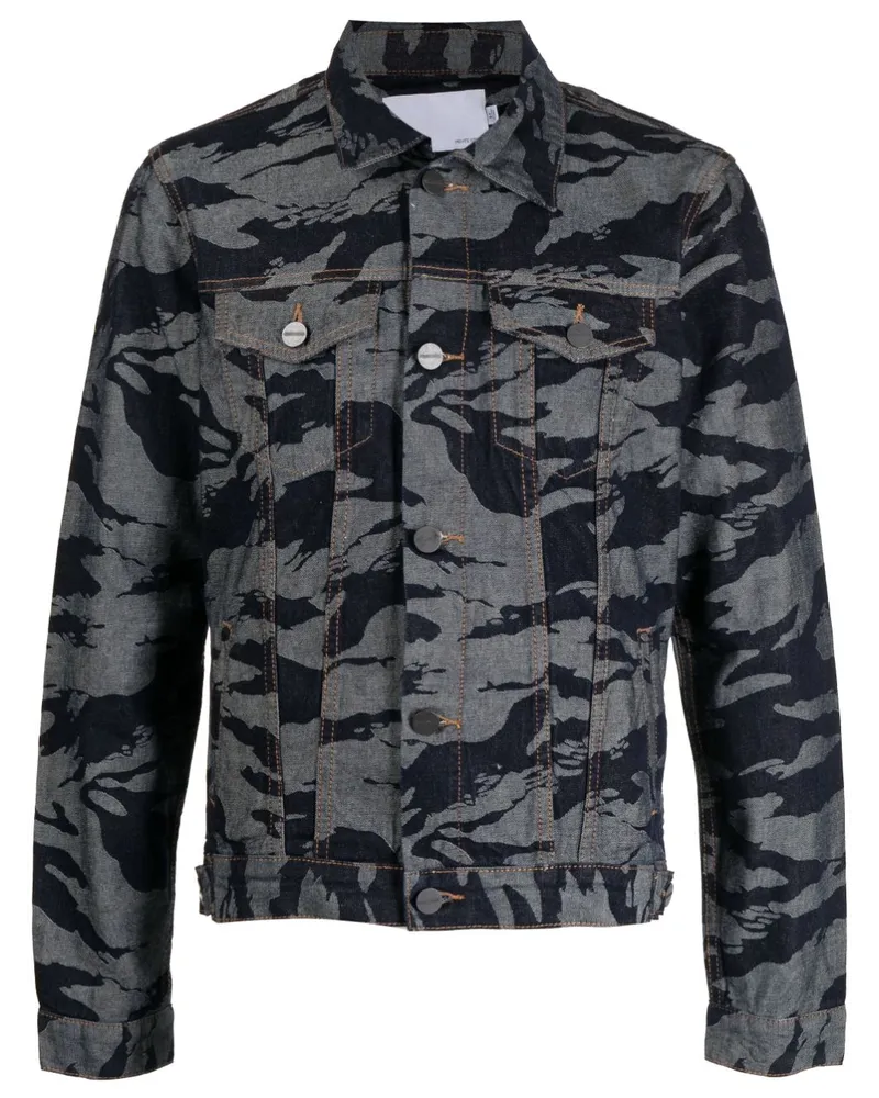 PRIVATE STOCK The Delaroche Military-Jacke Blau