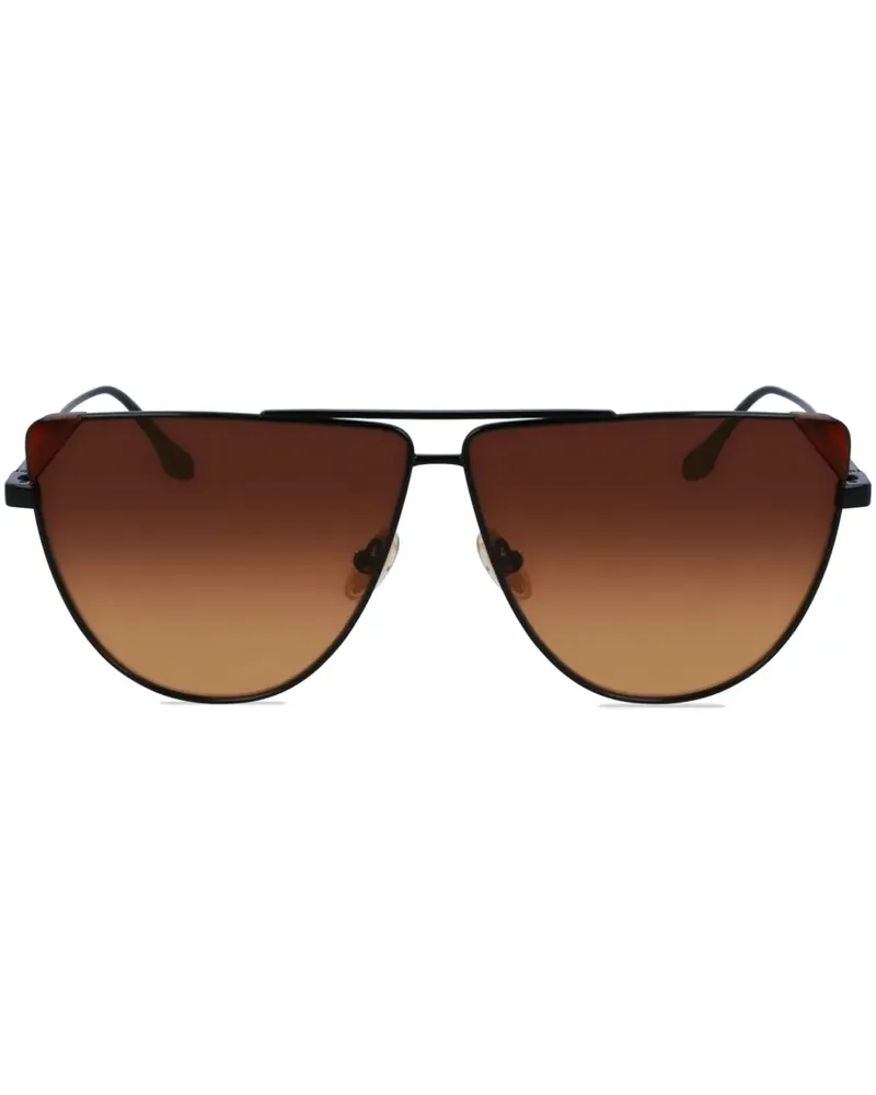 Victoria Beckham Getönte Pilotenbrille - Schwarz Schwarz