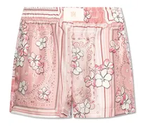 Shorts aus Seide mit Bandana-Print