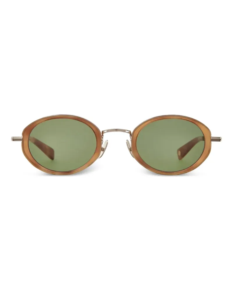 Garrett Leight Alper round-frame sunglasses - Braun Braun