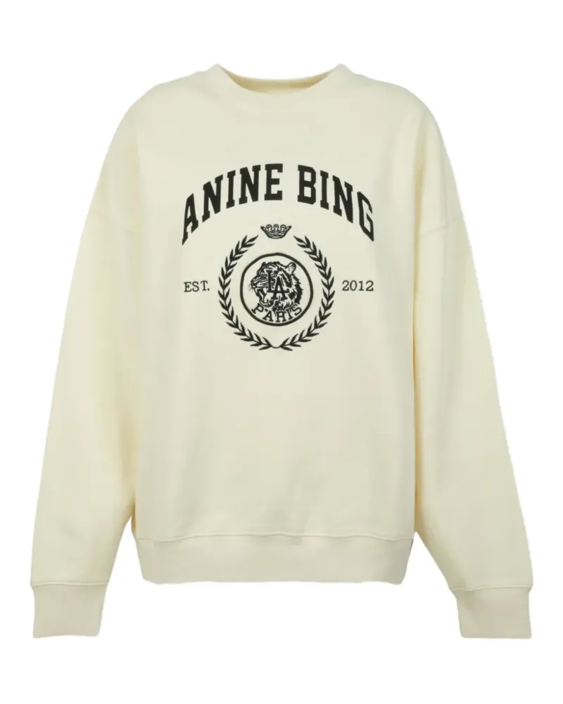 Anine Bing Miles Collegiate Sweatshirt - Nude Nude
