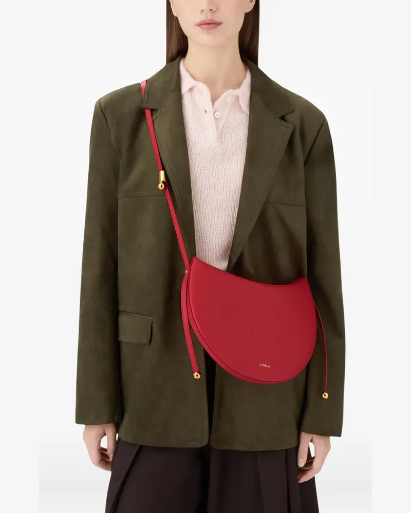 Furla Kleine Moonstone Schultertasche - Rot Rot