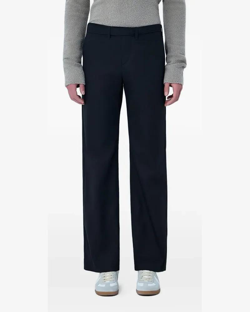 Rier mid-rise tailored trousers - Schwarz Schwarz