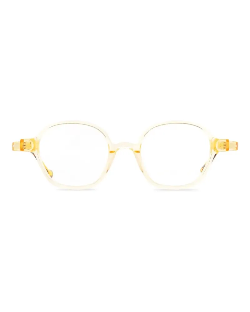 Eyepetizer Ventura round-frame glasses - Nude Nude