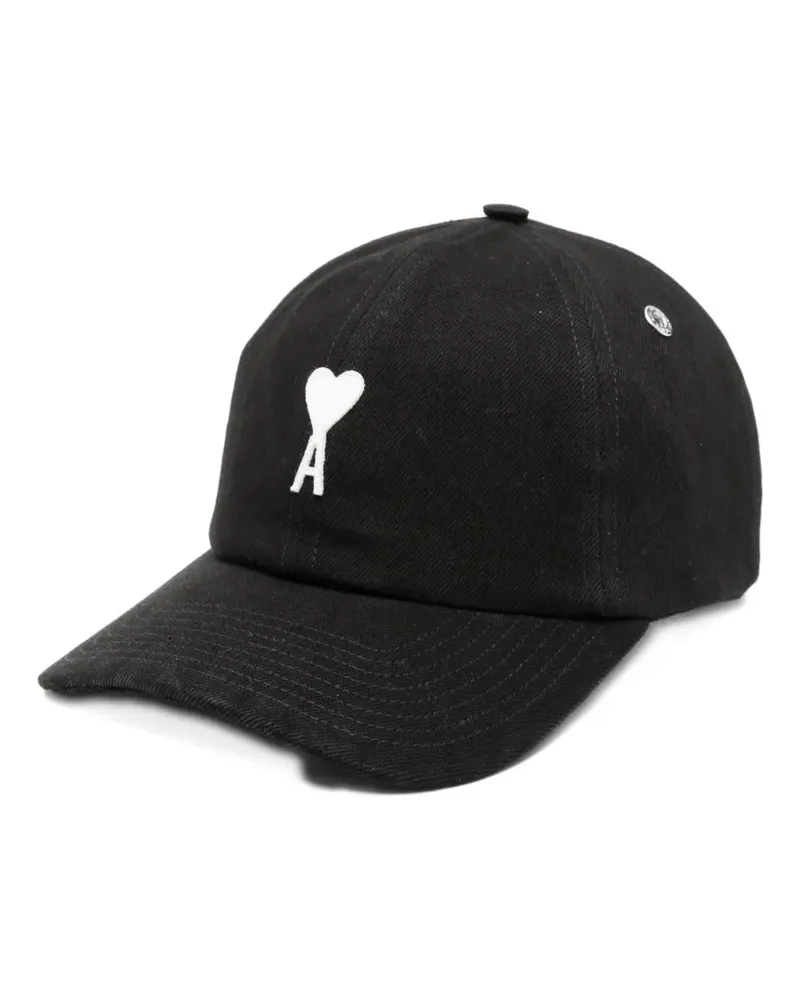 AMI Paris logo cap - Schwarz Schwarz