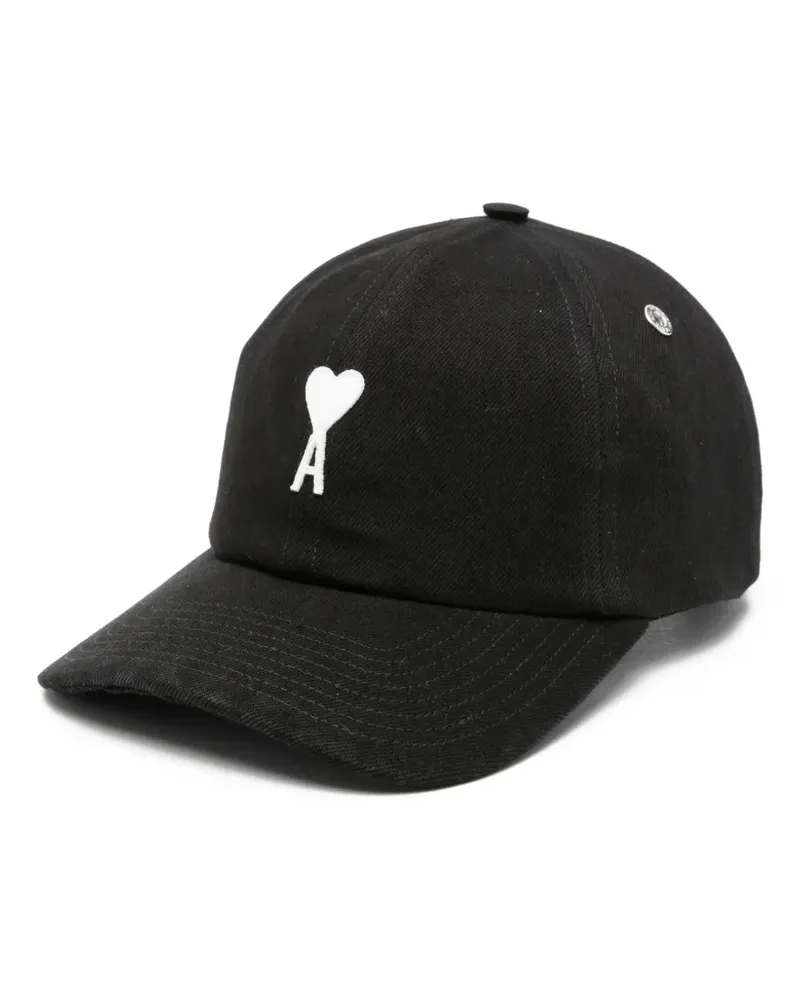 AMI Paris logo cap - Schwarz Schwarz