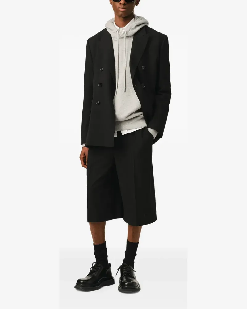 AMI Paris Bermudas mit Stretchbund - Schwarz Schwarz