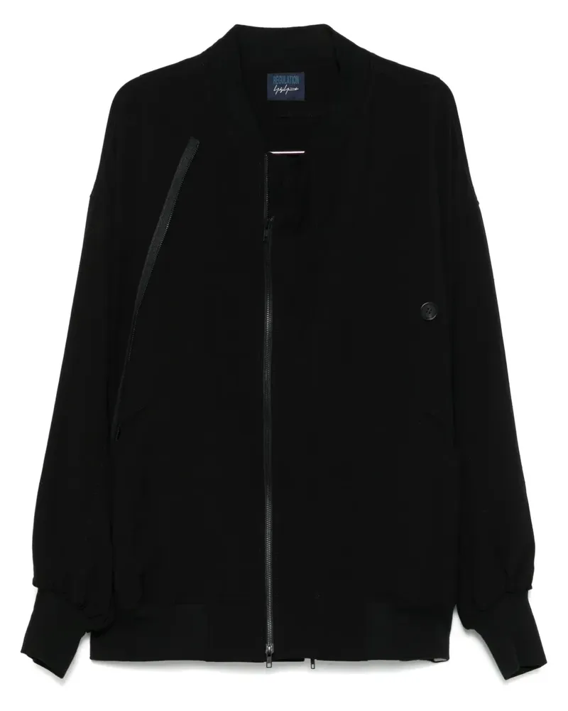 Yohji Yamamoto Klassische Cabanjacke - Schwarz Schwarz