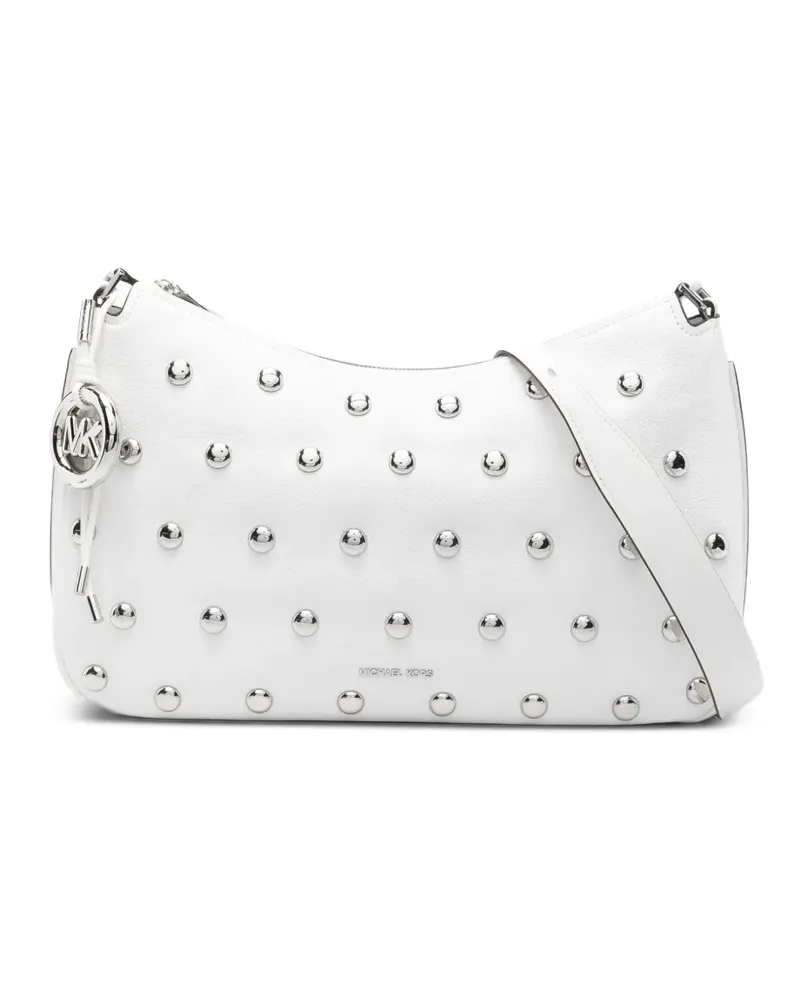 Michael Kors studded shoulder bag - Weiß Weiß