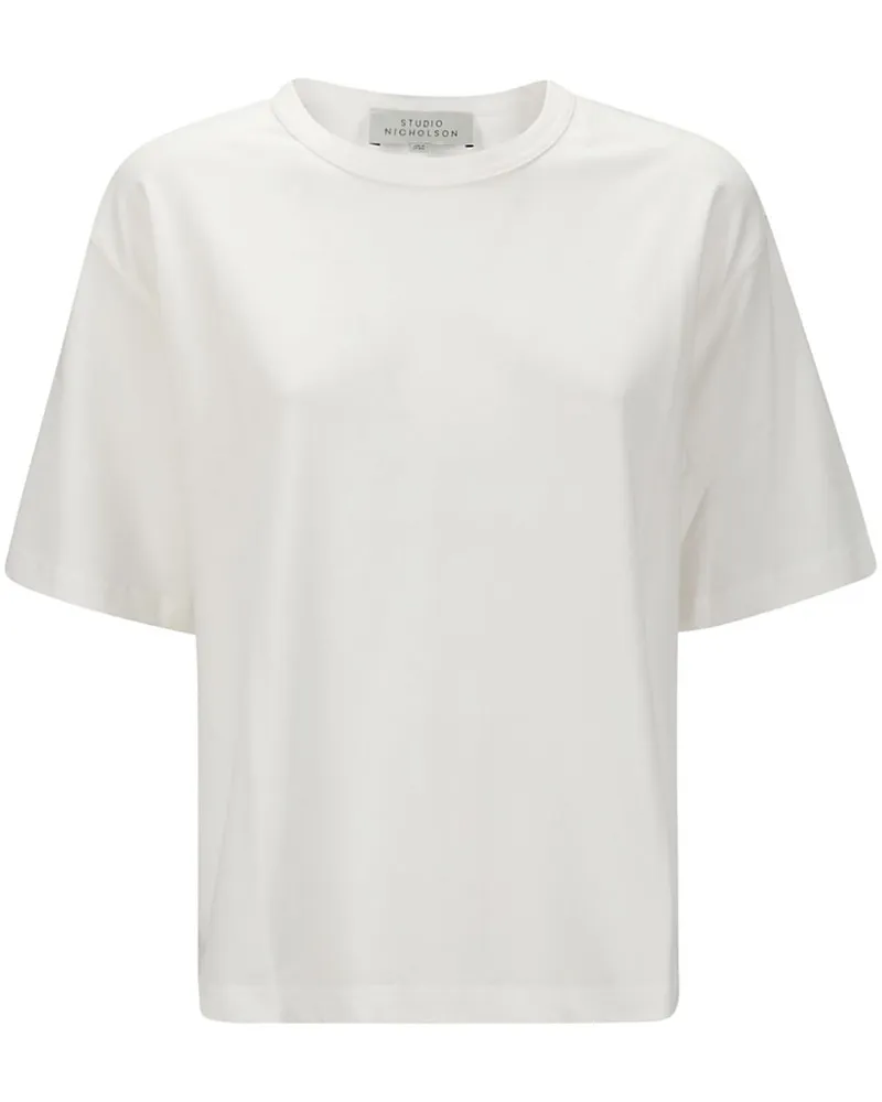 Studio Nicholson T-Shirt aus Jersey - Weiß Weiß