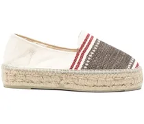 Double Sole Espadrilles - Nude