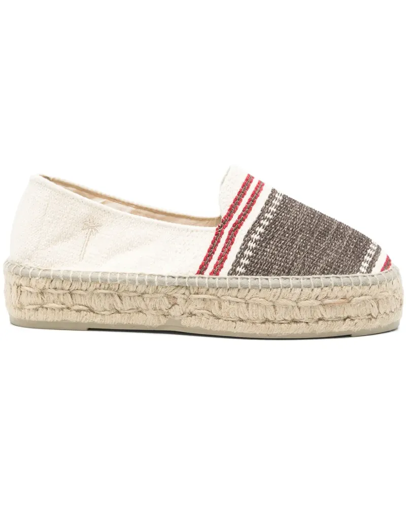 Manebí Double Sole Espadrilles - Nude Nude