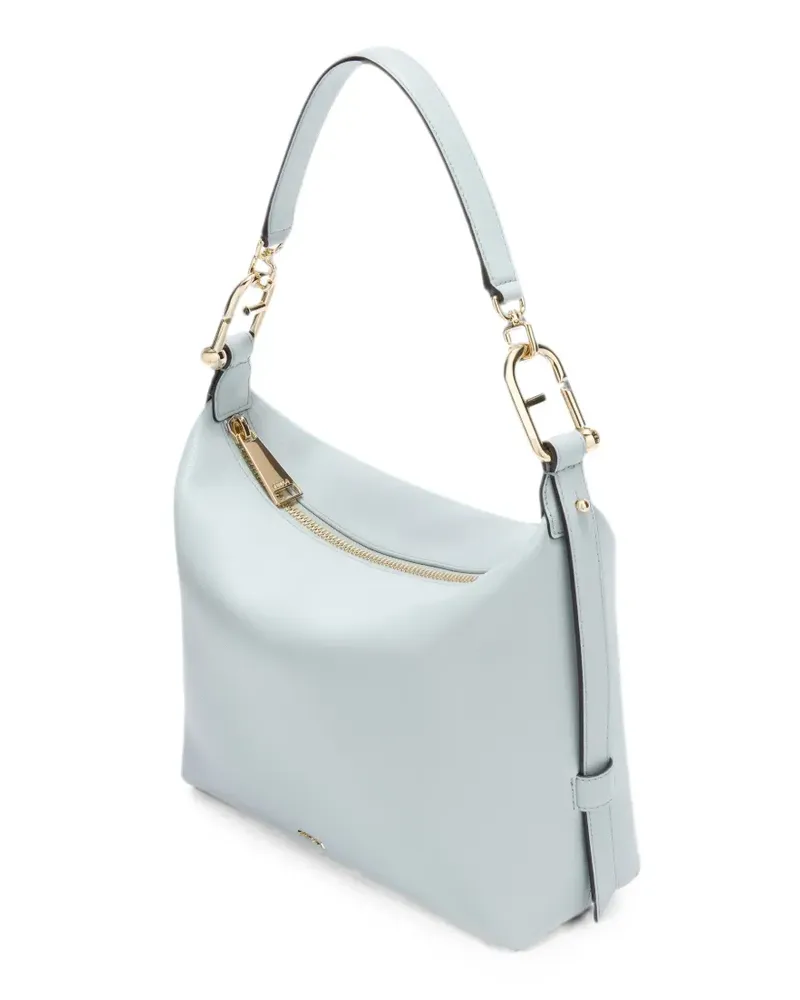 Furla Strukturierte Tonie M Schultertasche - Blau Blau