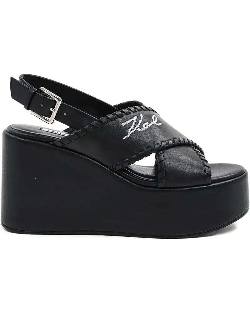Karl Lagerfeld Wendy Sandalen 120mm - Schwarz Schwarz