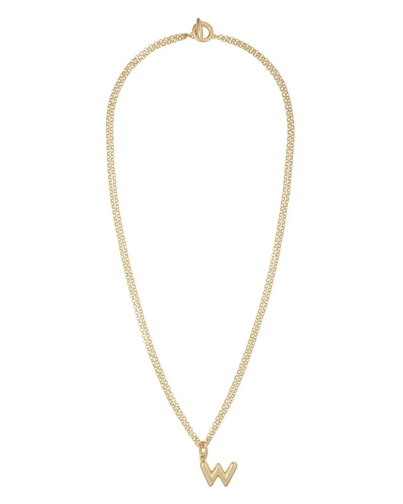 Roxanne Assoulin The Puffy Initial Halskette - Gold Gold