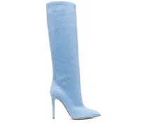 Paris Texas Holly Stiefel mit Kristallen Blau