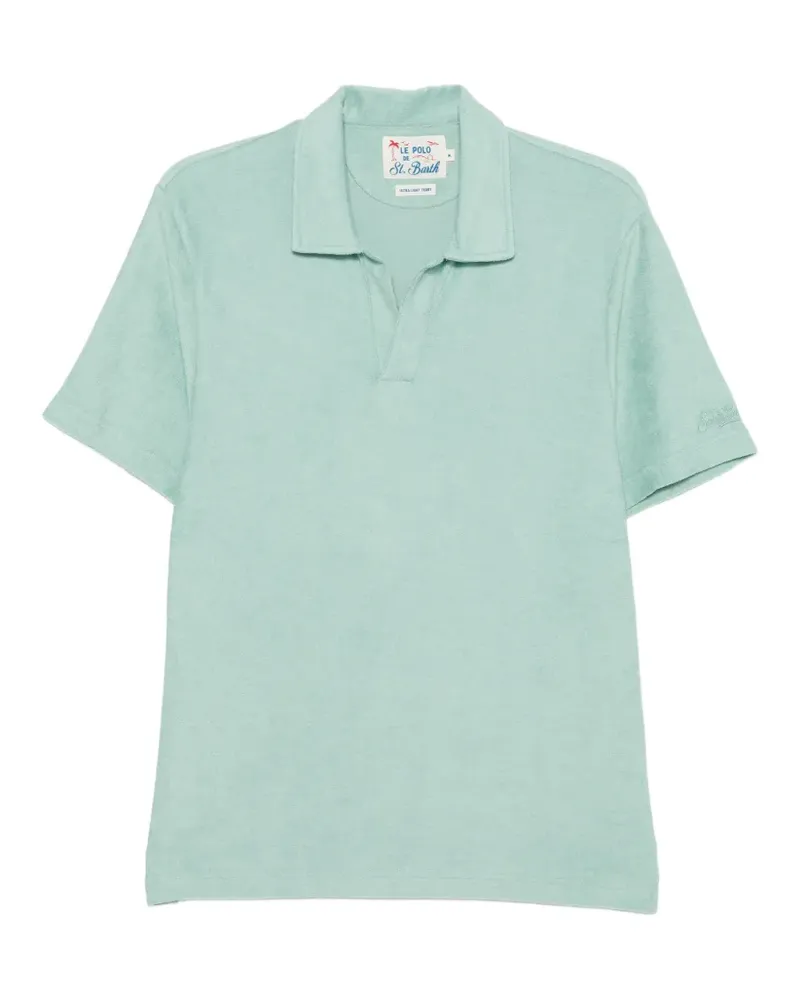 MC2 Saint Barth embroidered logo polo shirt - Grün Grün