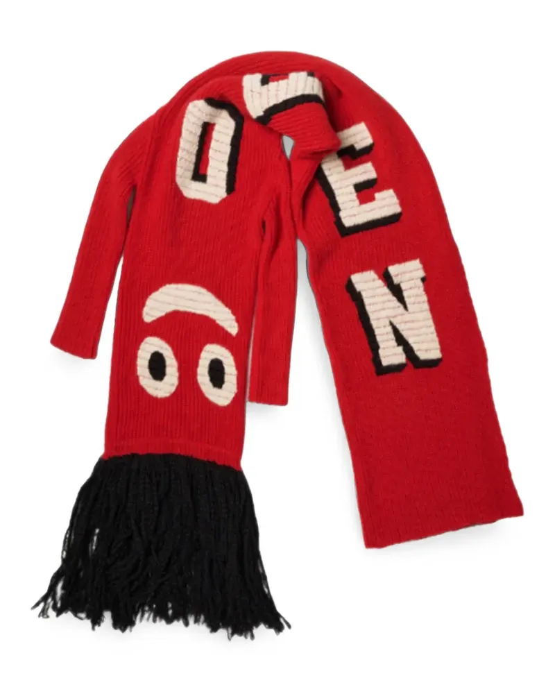 Doublet Air Dancer embroidered scarf - Rot Rot