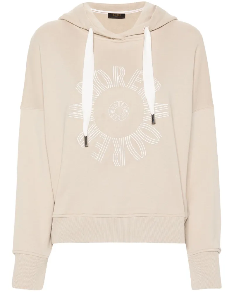 MOORER Damla-SFT Hoodie - Nude Nude