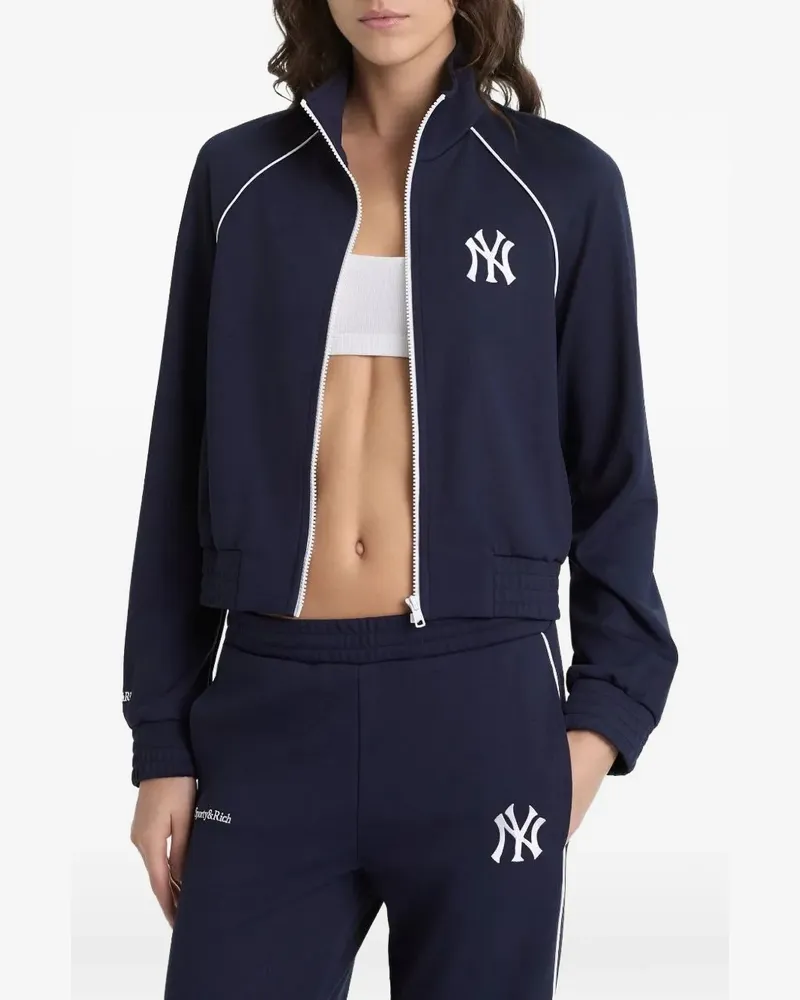 SPORTY & RICH Heritage Yankees jacket - Blau Blau