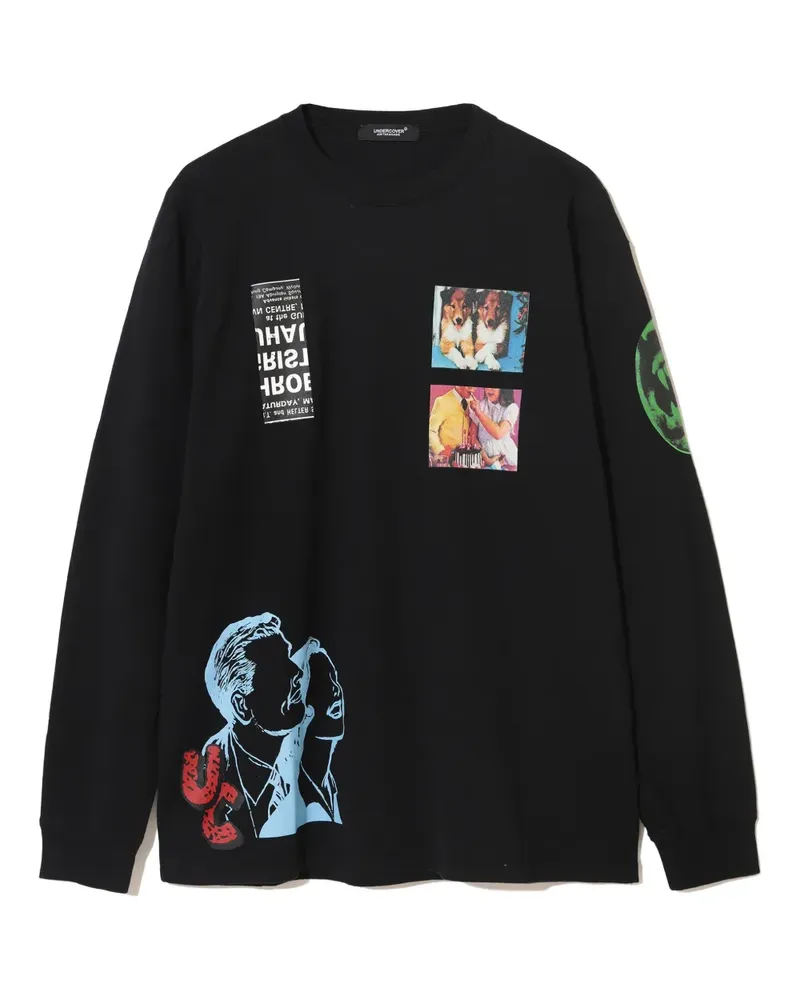 Undercover Sweatshirt mit grafischem Print - Schwarz Schwarz