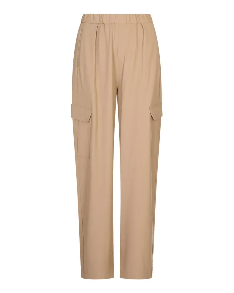 Fabiana Filippi monili-trimmed cargo pants - Nude Nude