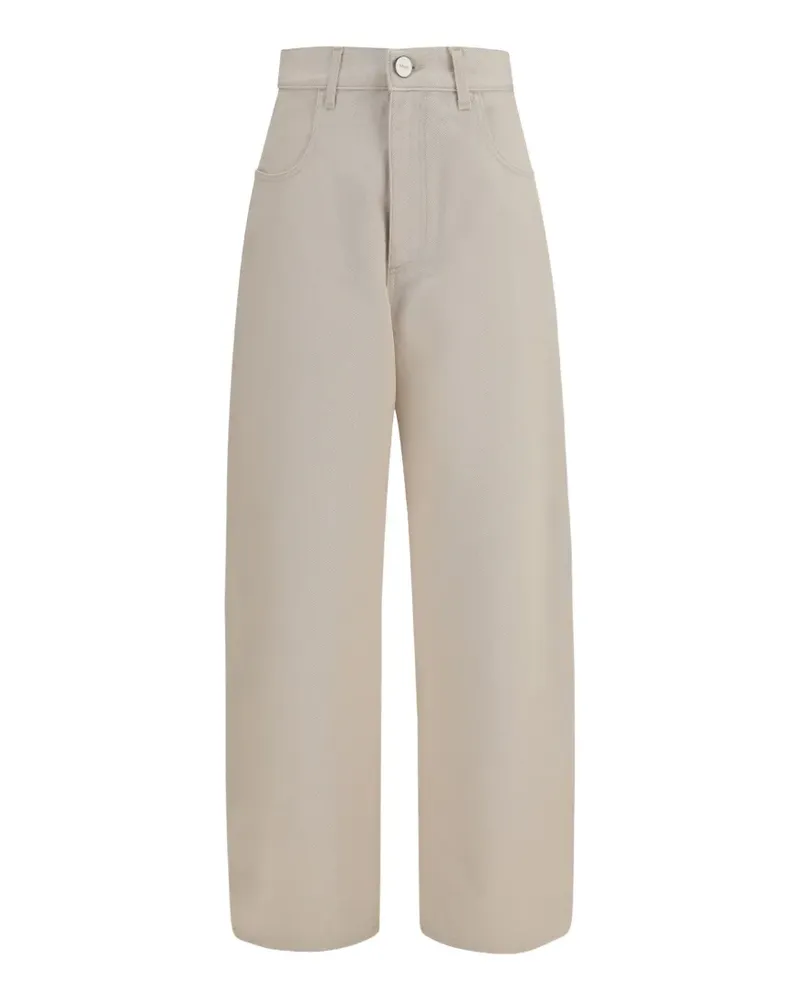 Róhe Berber Barrel-Leg-Jeans - Weiß Weiß