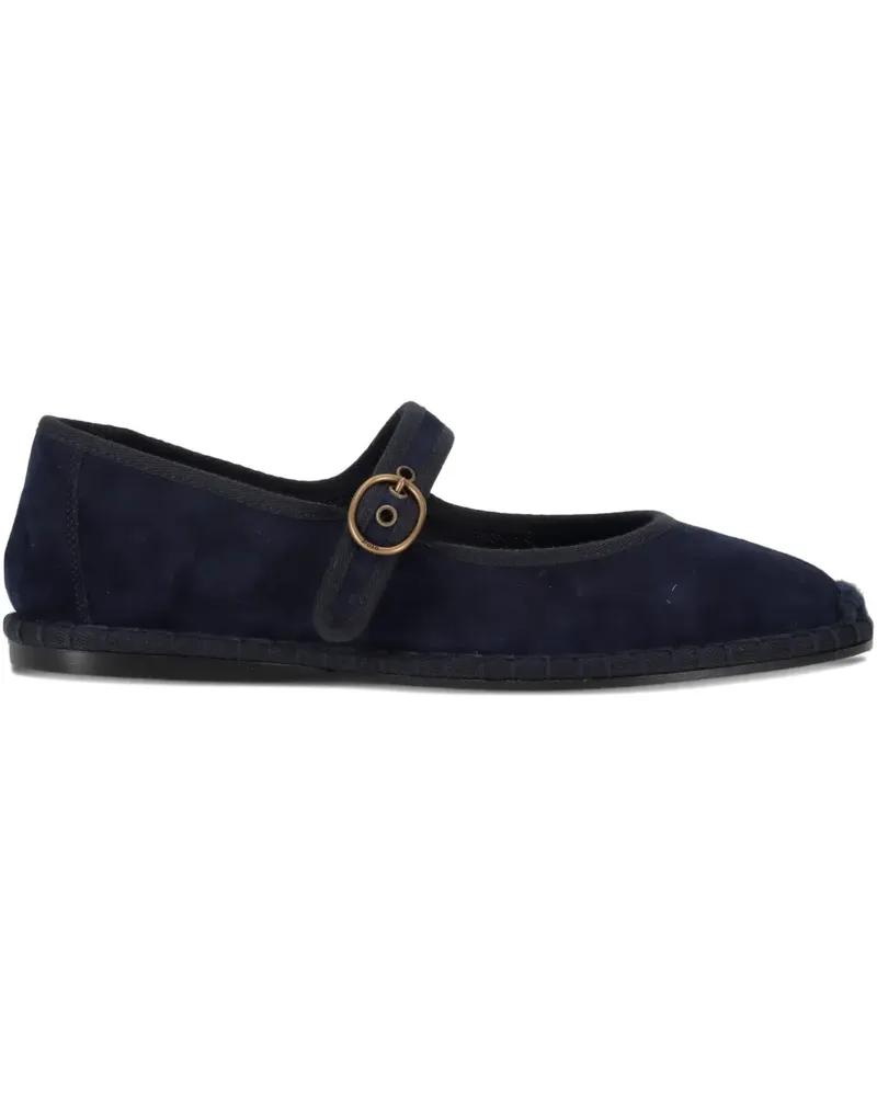 Ralph Lauren buckle ballet flats - Blau Blau