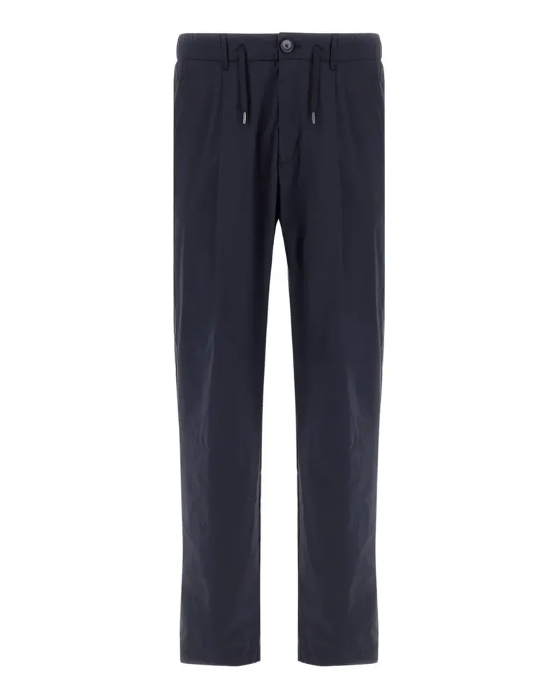 Herno Tapered-Hose mit Kordelzug - Blau Blau
