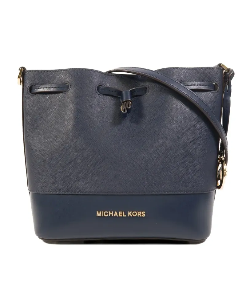 Michael Kors drawstring leather shoulder bag - Blau Blau