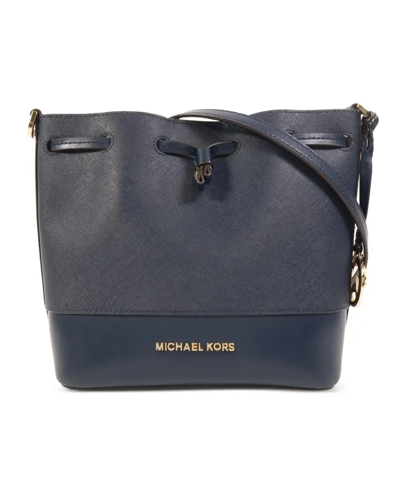 Michael Kors drawstring leather shoulder bag - Blau Blau