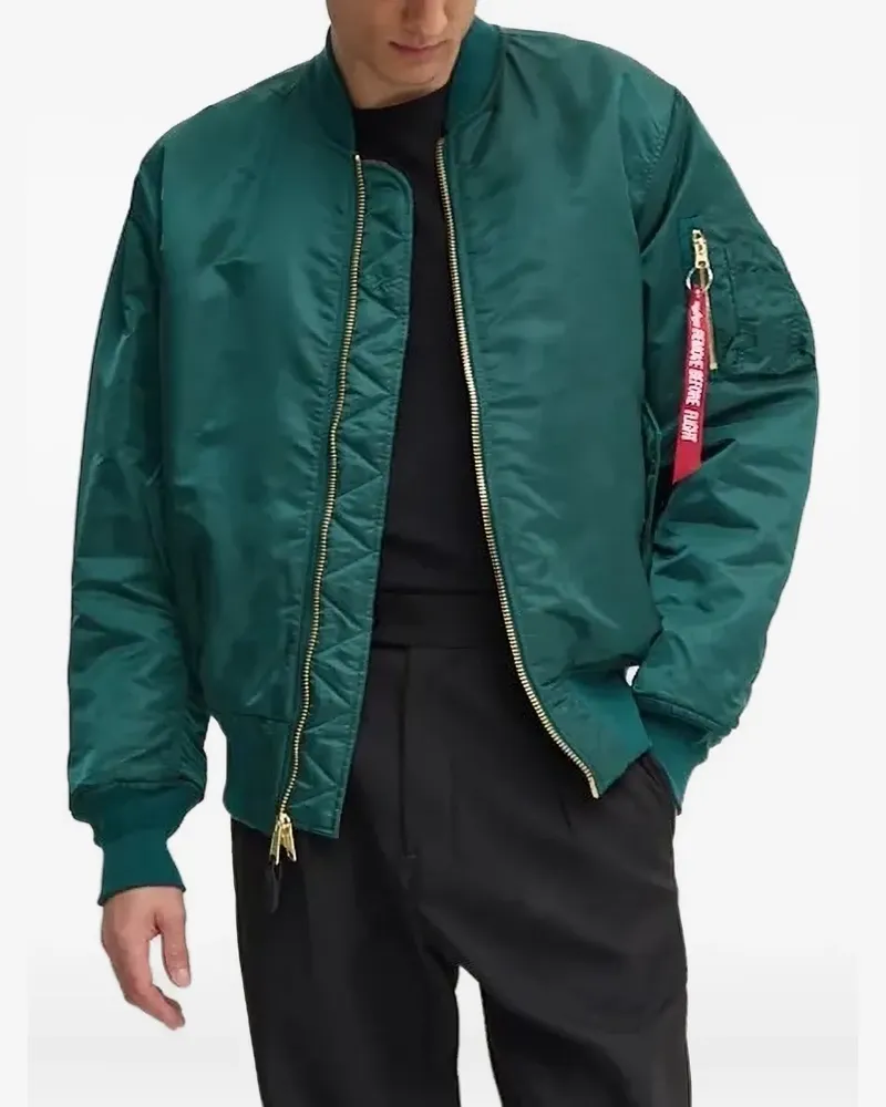 Alpha Industries Gefütterte Bomberjacke - Grün Grün