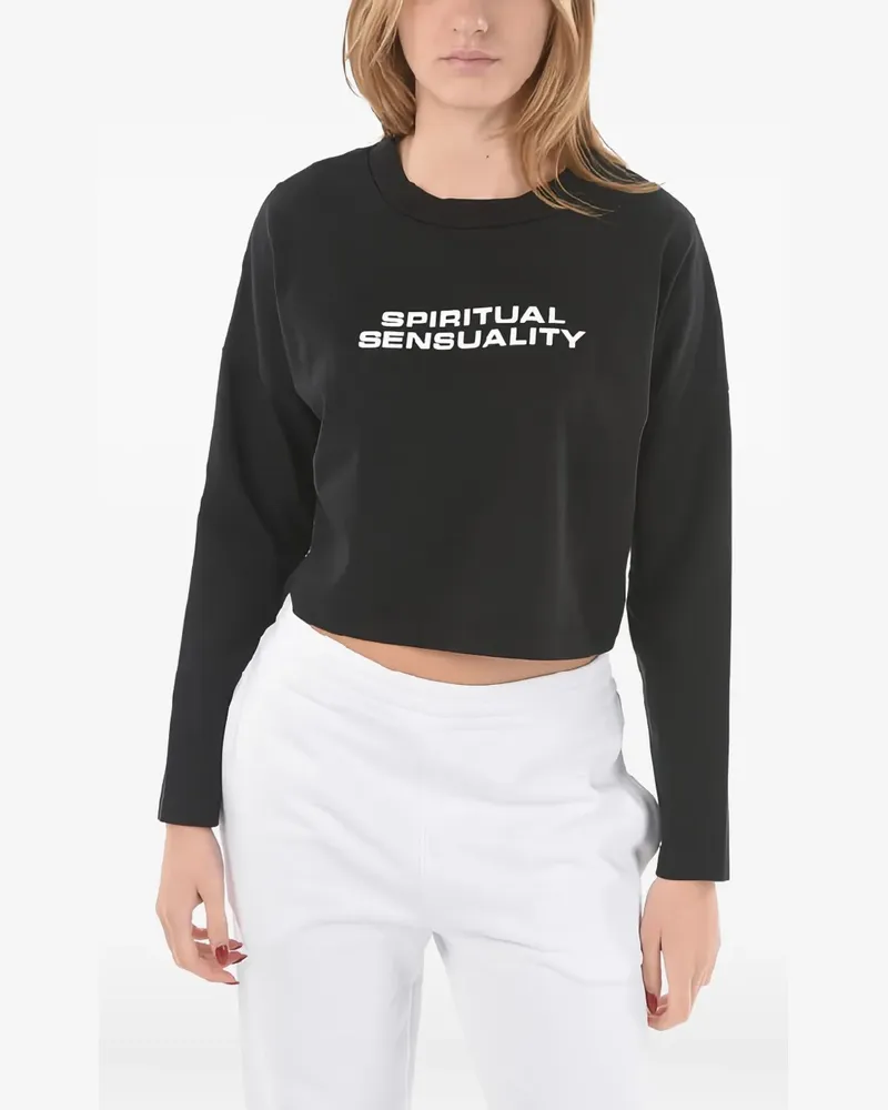 Liberal Youth Ministry Spiritual Cropped-T-Shirt - Schwarz Schwarz