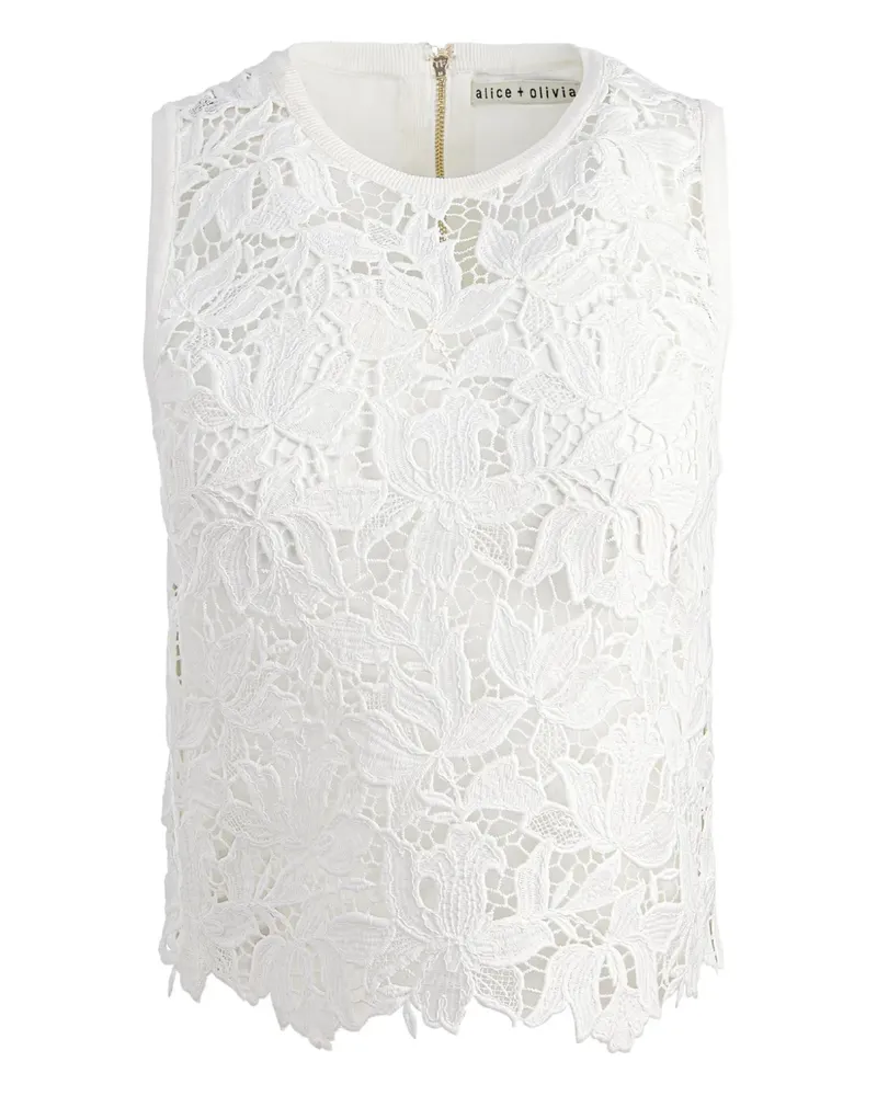 Alice + Olivia Danielle Tanktop - Weiß Weiß