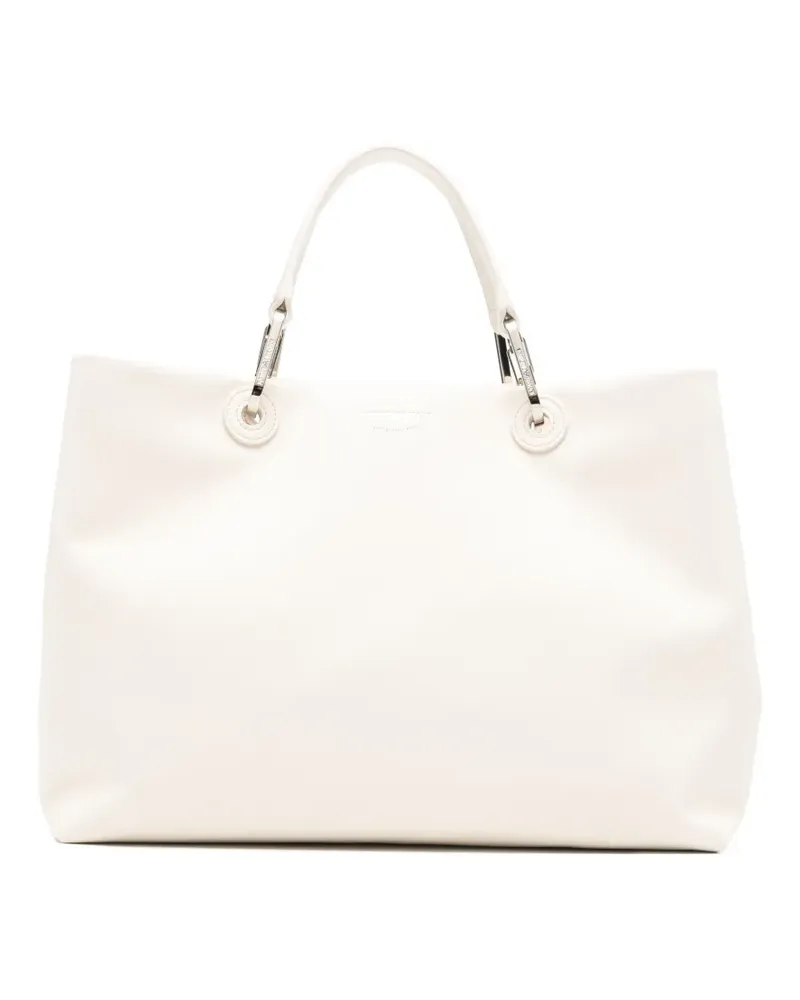 Emporio Armani leather shoulder bag - Nude Nude