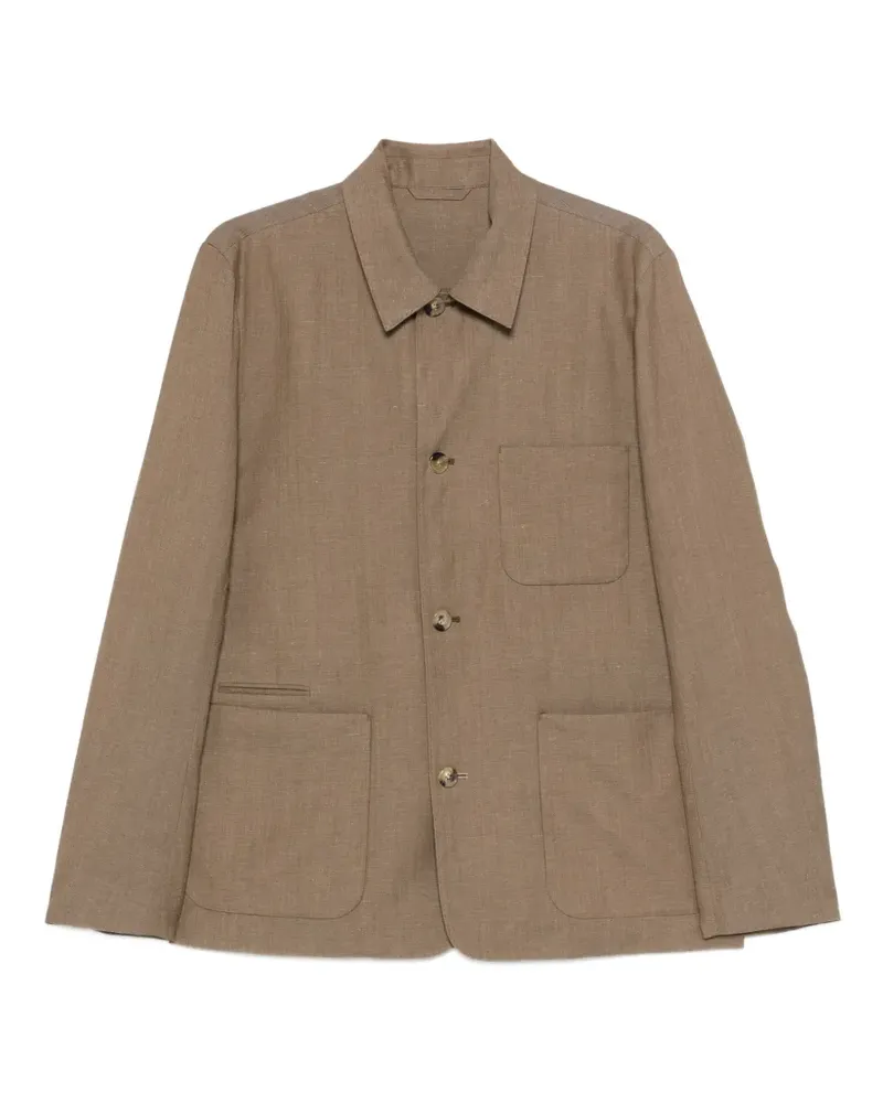 Paul Smith Jacke mit vier Knöpfen - Braun Braun