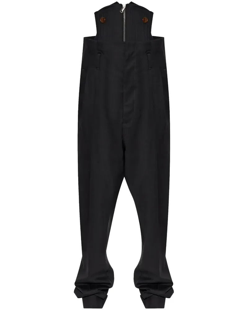 Vivienne Westwood Hose im Corsage-Style - Schwarz Schwarz