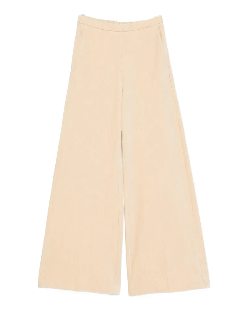 forte_forte Cordhose mit weitem Bein - Nude Nude